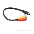 3RCA-6RCA-Splitter-AV-Kabel für DVD-Player